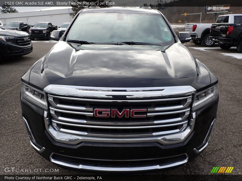 Ebony Twilight Metallic / Jet Black 2020 GMC Acadia SLE AWD