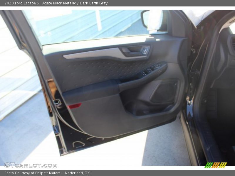 Agate Black Metallic / Dark Earth Gray 2020 Ford Escape S