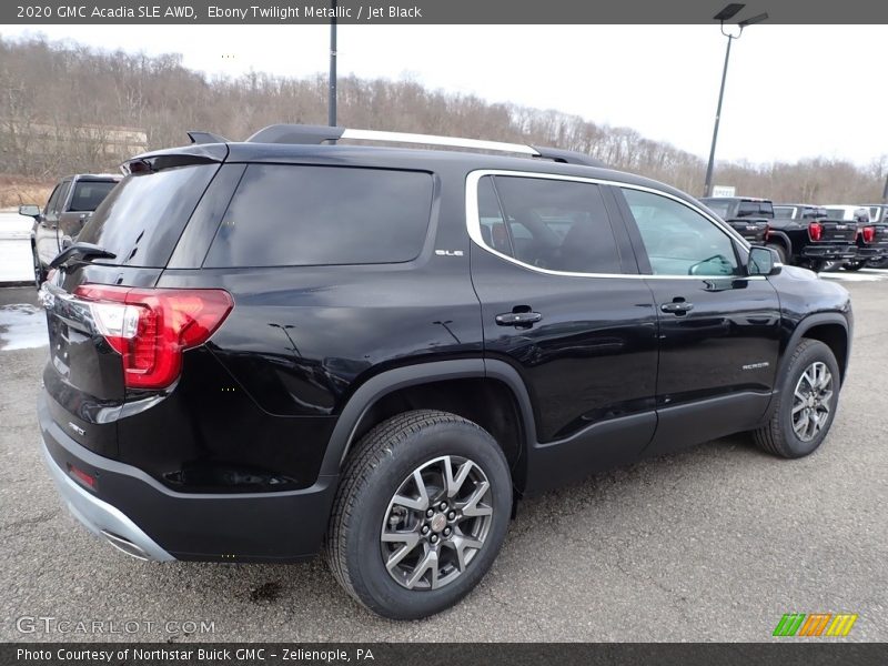 Ebony Twilight Metallic / Jet Black 2020 GMC Acadia SLE AWD