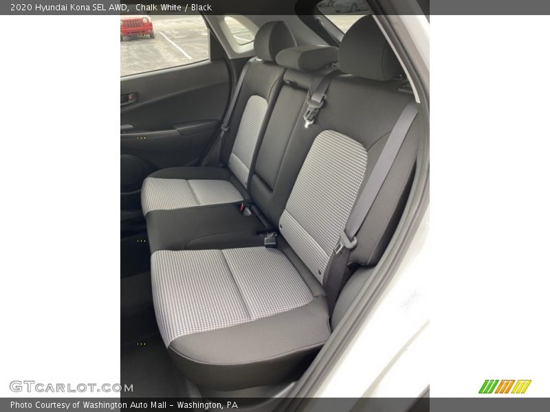 Chalk White / Black 2020 Hyundai Kona SEL AWD
