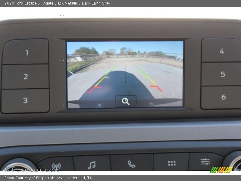 Agate Black Metallic / Dark Earth Gray 2020 Ford Escape S