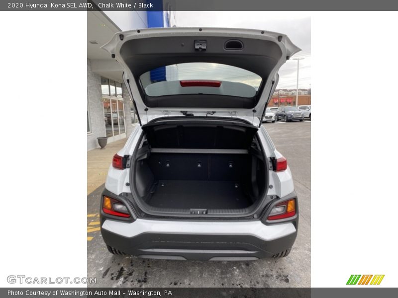 Chalk White / Black 2020 Hyundai Kona SEL AWD
