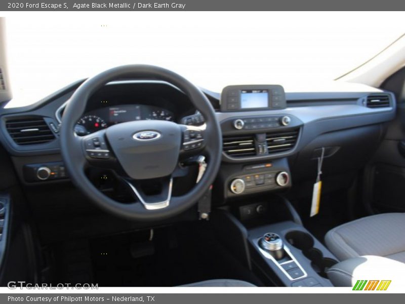 Agate Black Metallic / Dark Earth Gray 2020 Ford Escape S