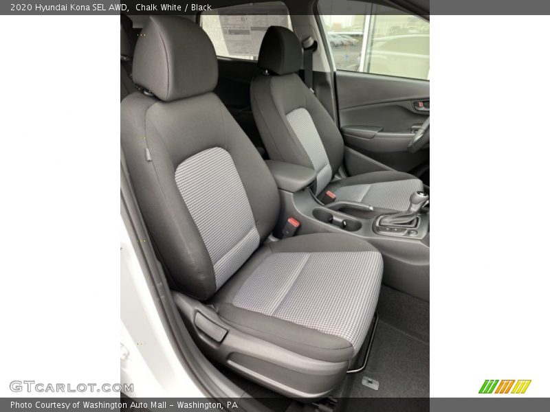 Chalk White / Black 2020 Hyundai Kona SEL AWD