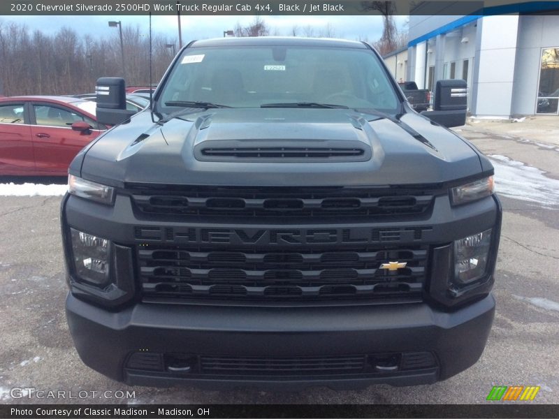 Black / Jet Black 2020 Chevrolet Silverado 2500HD Work Truck Regular Cab 4x4
