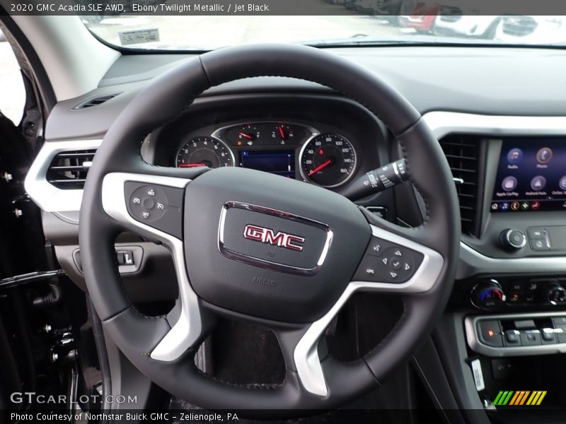 Ebony Twilight Metallic / Jet Black 2020 GMC Acadia SLE AWD