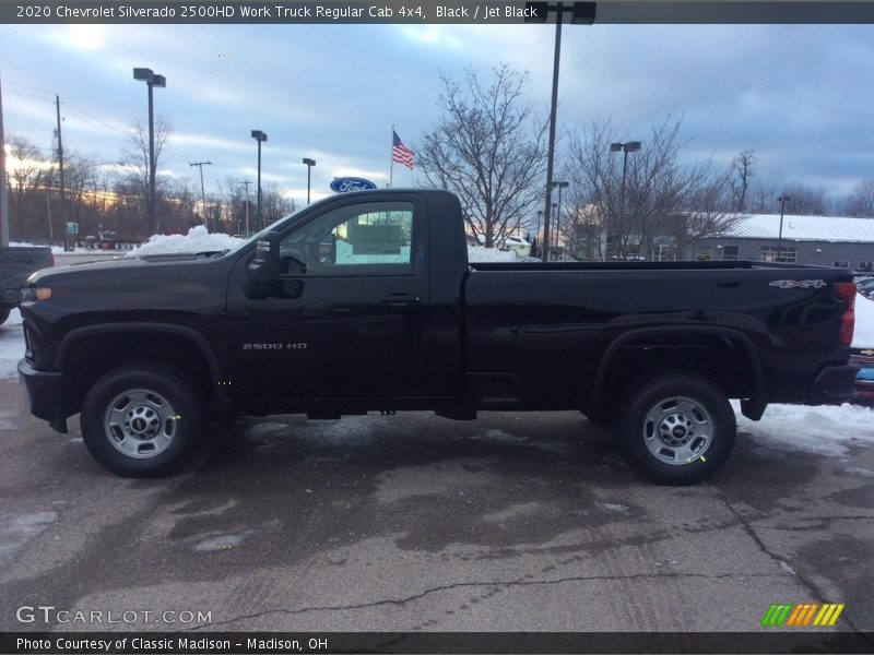  2020 Silverado 2500HD Work Truck Regular Cab 4x4 Black