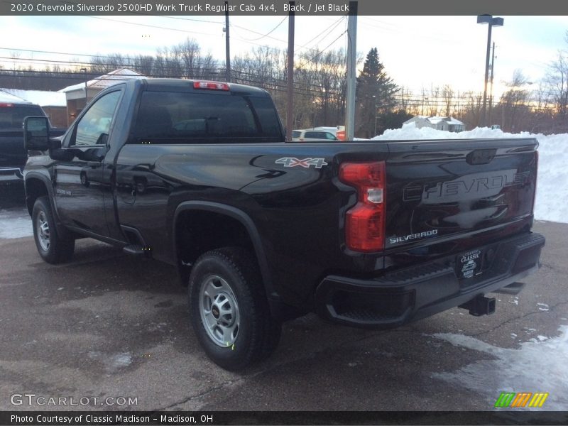 Black / Jet Black 2020 Chevrolet Silverado 2500HD Work Truck Regular Cab 4x4