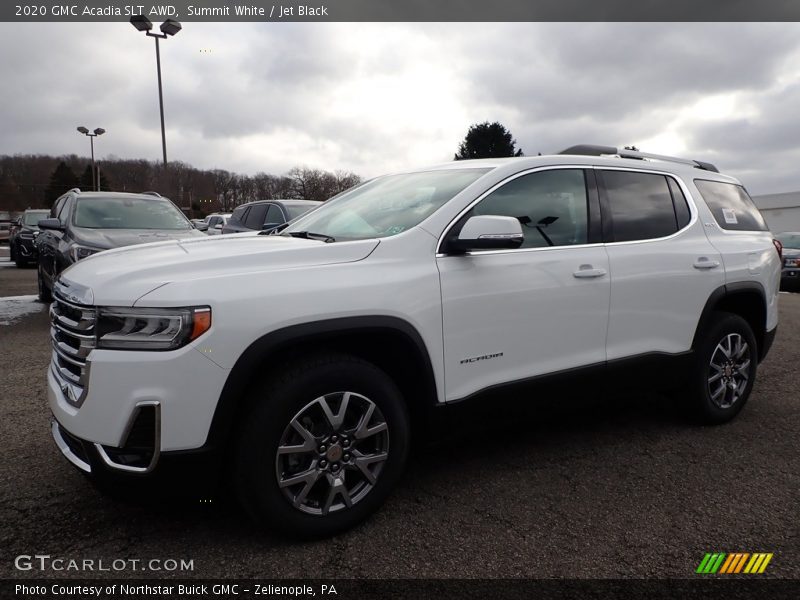 Summit White / Jet Black 2020 GMC Acadia SLT AWD