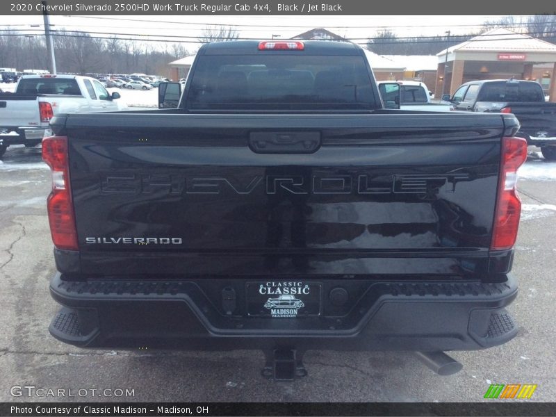 Black / Jet Black 2020 Chevrolet Silverado 2500HD Work Truck Regular Cab 4x4