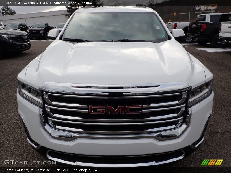 Summit White / Jet Black 2020 GMC Acadia SLT AWD