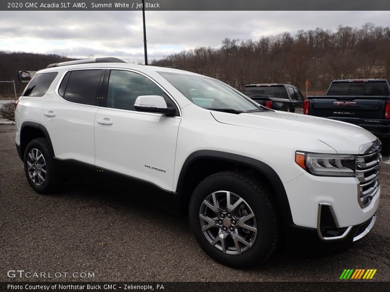 Summit White / Jet Black 2020 GMC Acadia SLT AWD