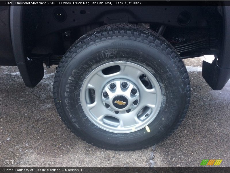 Black / Jet Black 2020 Chevrolet Silverado 2500HD Work Truck Regular Cab 4x4