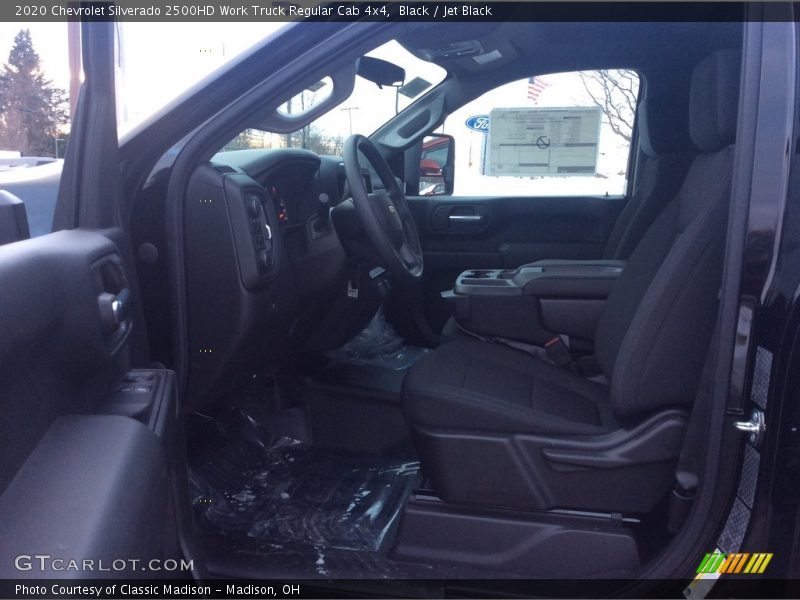  2020 Silverado 2500HD Work Truck Regular Cab 4x4 Jet Black Interior