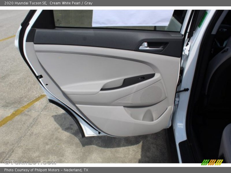 Cream White Pearl / Gray 2020 Hyundai Tucson SE