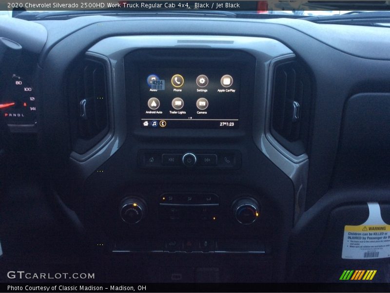 Black / Jet Black 2020 Chevrolet Silverado 2500HD Work Truck Regular Cab 4x4