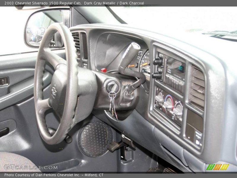 Dark Gray Metallic / Dark Charcoal 2003 Chevrolet Silverado 1500 Regular Cab