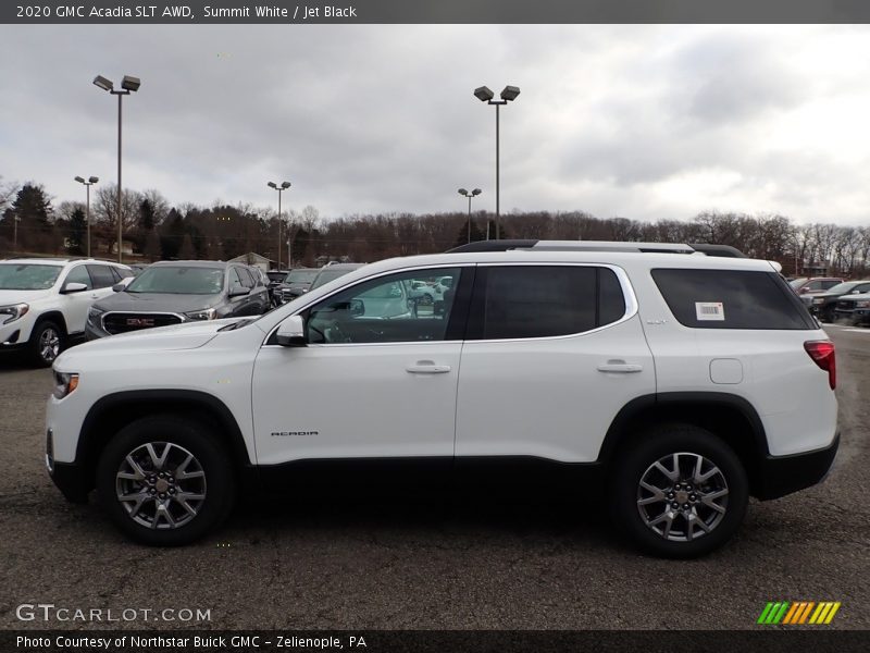 Summit White / Jet Black 2020 GMC Acadia SLT AWD