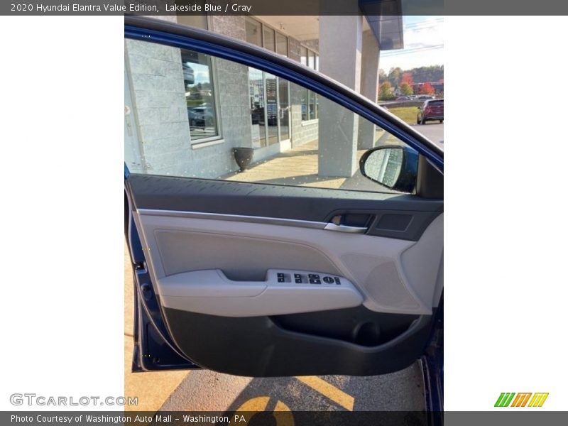 Lakeside Blue / Gray 2020 Hyundai Elantra Value Edition