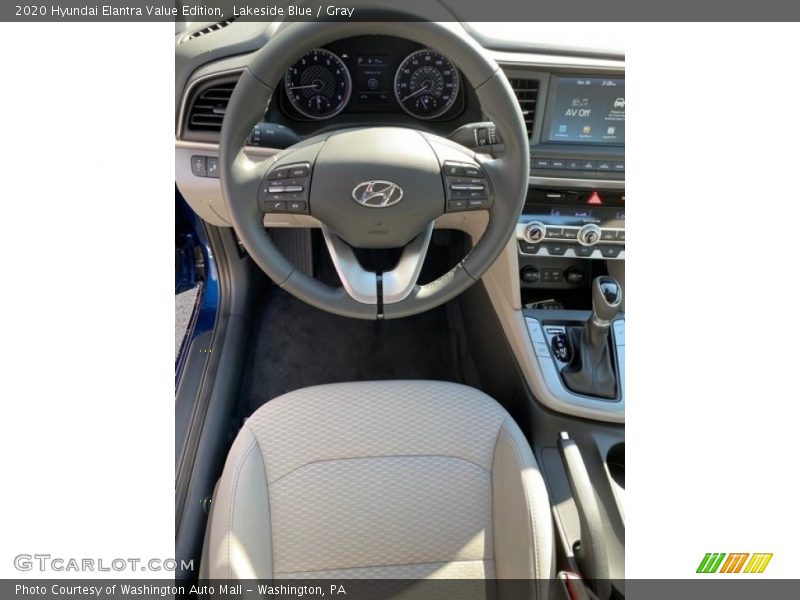 Lakeside Blue / Gray 2020 Hyundai Elantra Value Edition