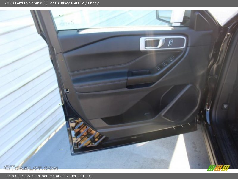 Agate Black Metallic / Ebony 2020 Ford Explorer XLT
