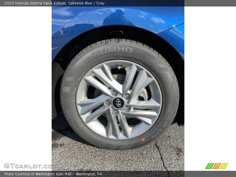 Lakeside Blue / Gray 2020 Hyundai Elantra Value Edition