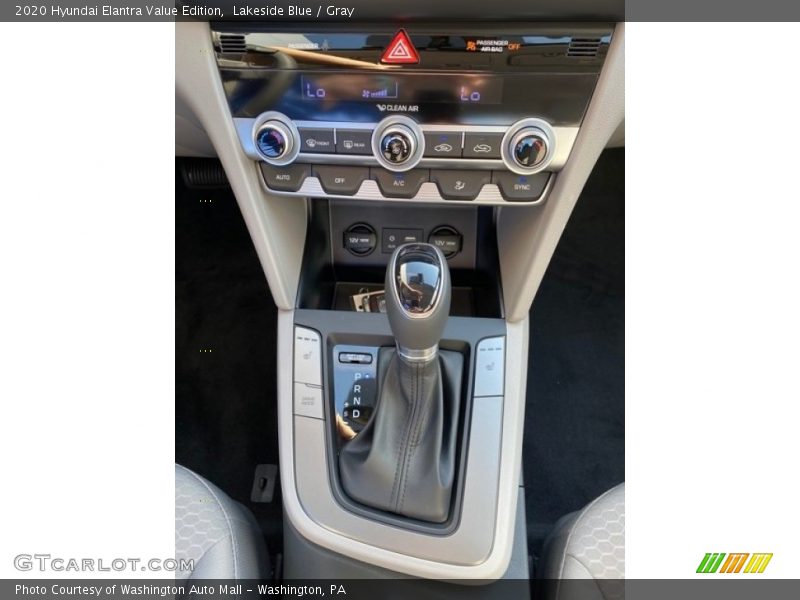 Lakeside Blue / Gray 2020 Hyundai Elantra Value Edition