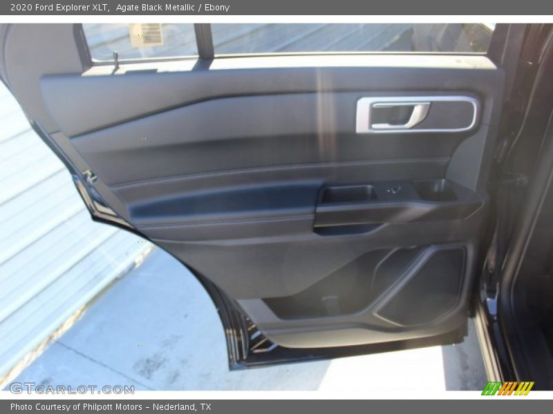 Agate Black Metallic / Ebony 2020 Ford Explorer XLT
