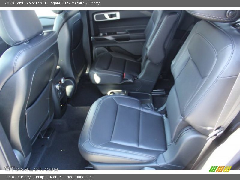 Agate Black Metallic / Ebony 2020 Ford Explorer XLT
