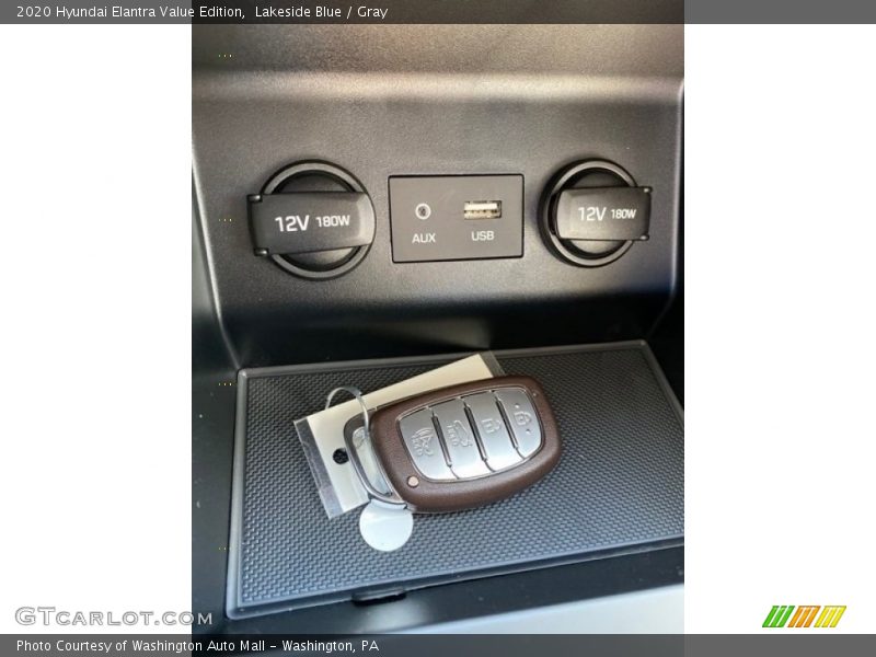Lakeside Blue / Gray 2020 Hyundai Elantra Value Edition