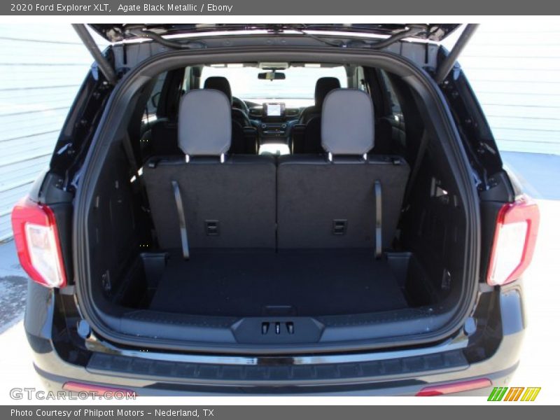 Agate Black Metallic / Ebony 2020 Ford Explorer XLT