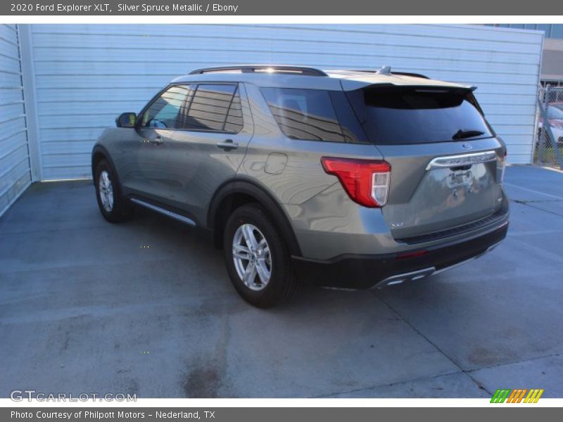 Silver Spruce Metallic / Ebony 2020 Ford Explorer XLT
