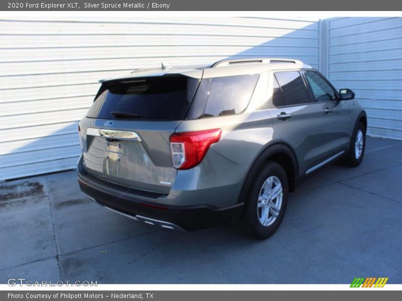 Silver Spruce Metallic / Ebony 2020 Ford Explorer XLT