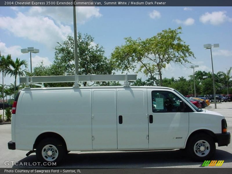 Summit White / Medium Dark Pewter 2004 Chevrolet Express 3500 Extended Commercial Van