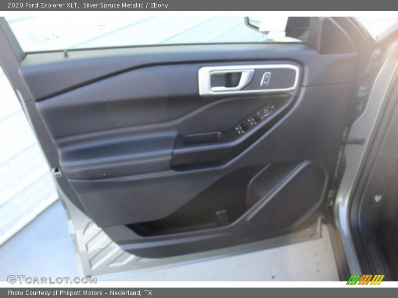 Silver Spruce Metallic / Ebony 2020 Ford Explorer XLT