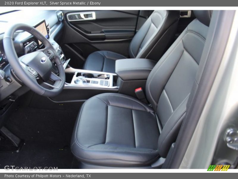 Silver Spruce Metallic / Ebony 2020 Ford Explorer XLT