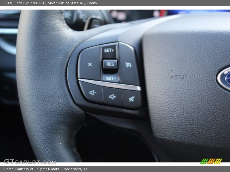 Silver Spruce Metallic / Ebony 2020 Ford Explorer XLT