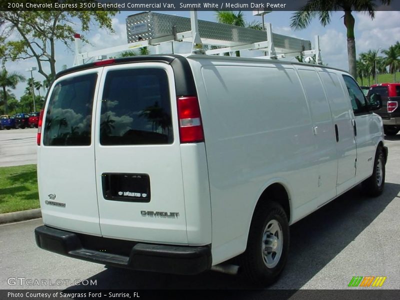 Summit White / Medium Dark Pewter 2004 Chevrolet Express 3500 Extended Commercial Van