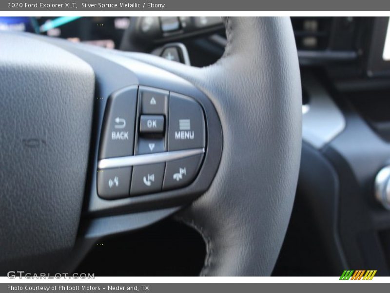 Silver Spruce Metallic / Ebony 2020 Ford Explorer XLT