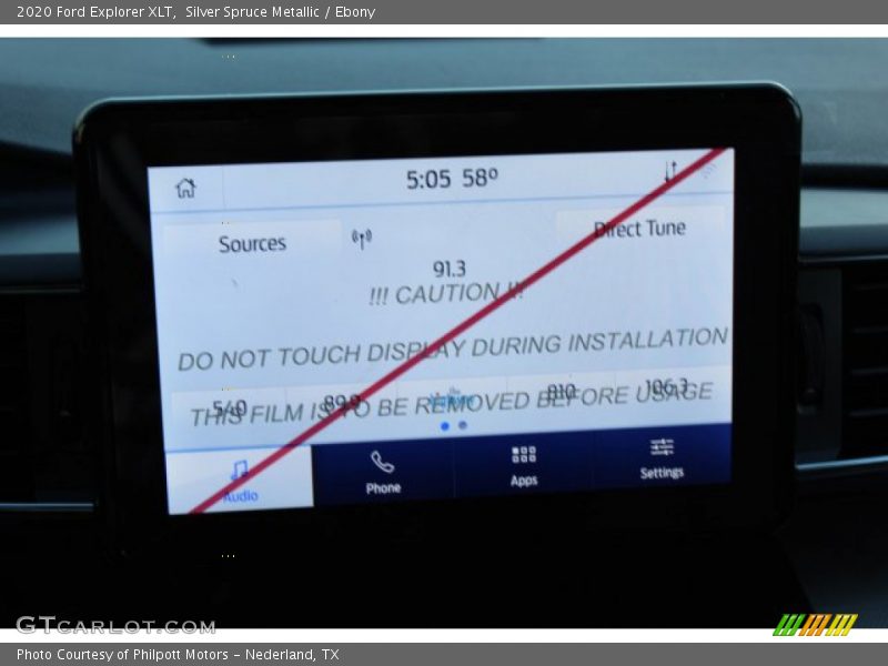 Silver Spruce Metallic / Ebony 2020 Ford Explorer XLT