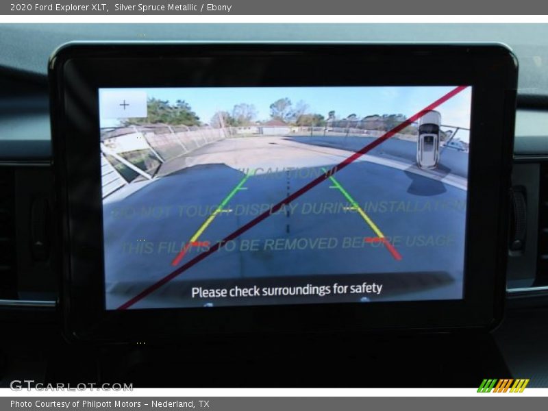 Silver Spruce Metallic / Ebony 2020 Ford Explorer XLT