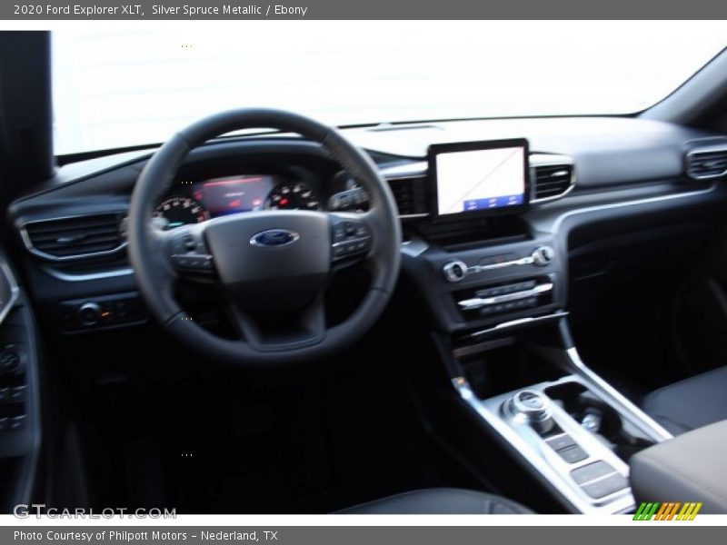 Silver Spruce Metallic / Ebony 2020 Ford Explorer XLT