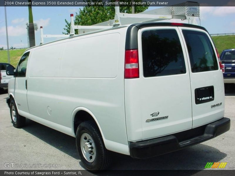 Summit White / Medium Dark Pewter 2004 Chevrolet Express 3500 Extended Commercial Van