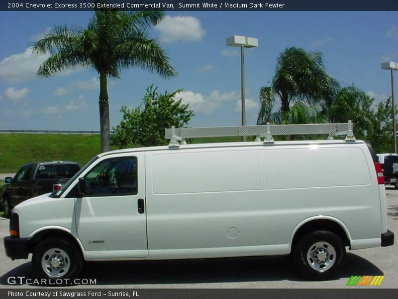 Summit White / Medium Dark Pewter 2004 Chevrolet Express 3500 Extended Commercial Van