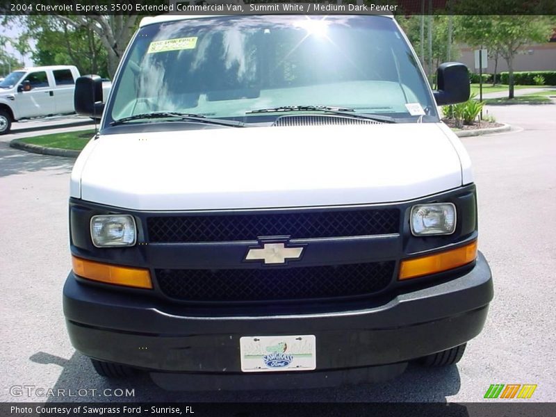 Summit White / Medium Dark Pewter 2004 Chevrolet Express 3500 Extended Commercial Van