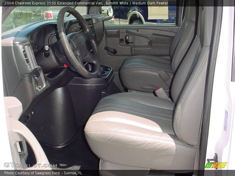 Summit White / Medium Dark Pewter 2004 Chevrolet Express 3500 Extended Commercial Van