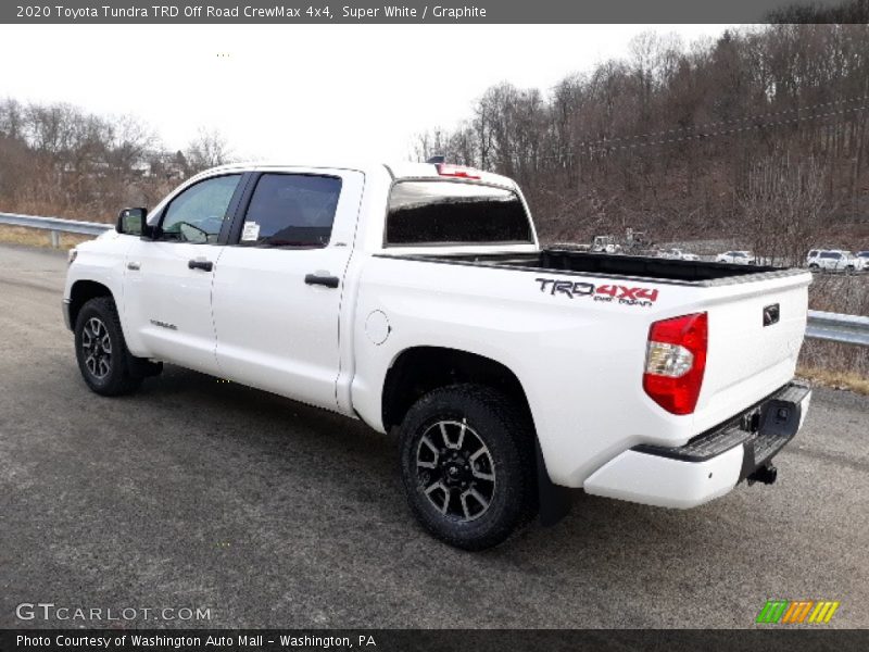 Super White / Graphite 2020 Toyota Tundra TRD Off Road CrewMax 4x4