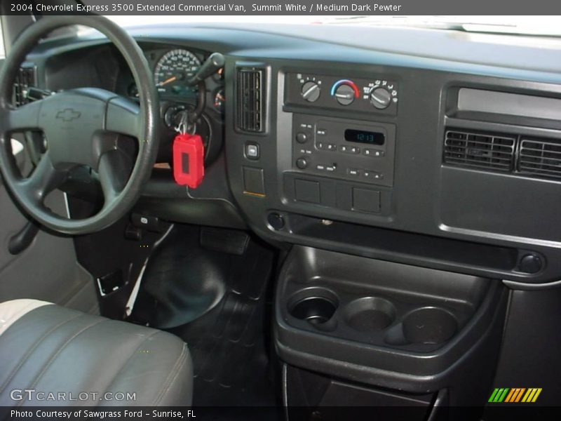 Summit White / Medium Dark Pewter 2004 Chevrolet Express 3500 Extended Commercial Van