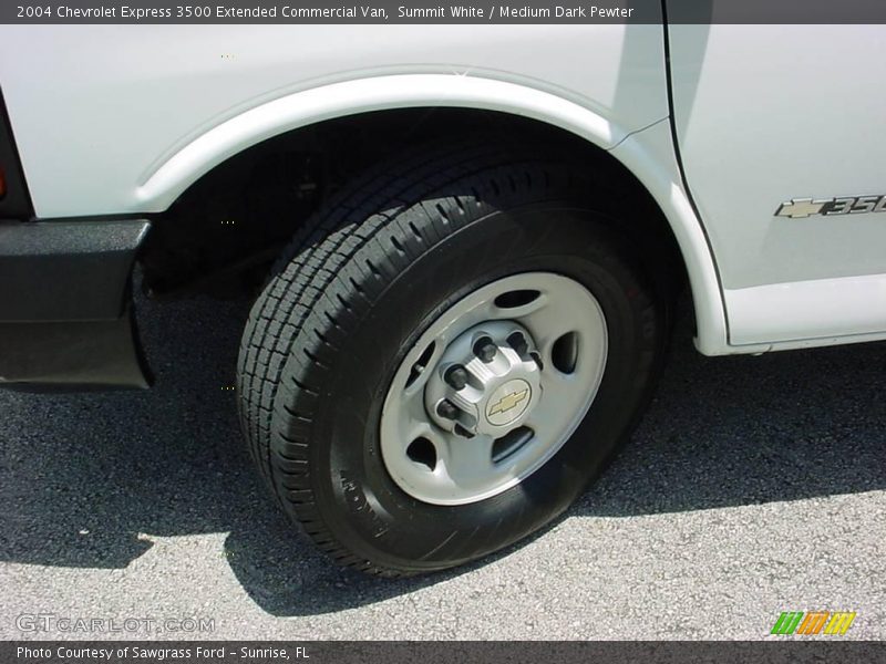 Summit White / Medium Dark Pewter 2004 Chevrolet Express 3500 Extended Commercial Van