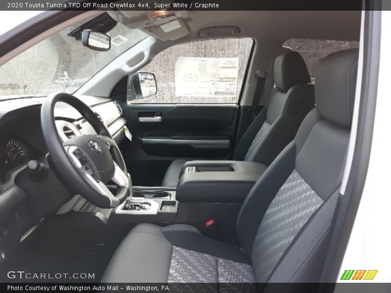 Super White / Graphite 2020 Toyota Tundra TRD Off Road CrewMax 4x4